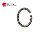 Sunku サンク　TWIST EAR CUFF(LONG)  ツイスト イヤーカフ　片耳用　SILVER925 シルバー　SK-308-TWT