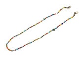 Sunku サンク　 Christmas Beads Glass Holder クリスマスビーズ グラス ホルダー　メガネストラップ　マスクホルダー　アンティークビーズ　天然石　ブラス