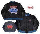 PORKCHOP GARAGE SUPPLY ポークチョップ ガレージ サプライ　MELTON VARSITY JACKE メルトン バーシティ ジャケット　アウター　スタジャン　レザースリーブ