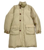 Woolrich ウールリッチ　60/40　Cloth Belted Down Coat　Sサイズ　ベルト付き　ロングダウンコート　color:Beige　【OLD オールド】【中古】