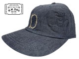 THE H.W.DOG & co. ドッグ　WASH DENIM UNION CAP　ウォッシュ デニム ユニオン キャップ　帽子　ONE SIZE ワンサイズ　INDIGO インディゴ