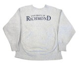 80's CHAMPION チャンピオン REVERSE WEAVE SWEAT　染み込みプリント　RICHMOND　Heather Grey　size X-LARGE　アメリカ製　リバースウィーブ　