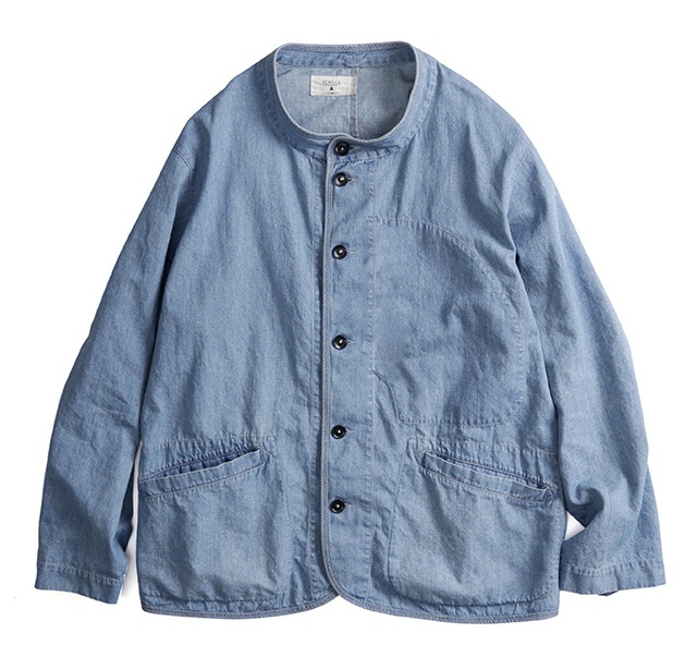 新品　レミーラ　ハントスモック　ライトインディゴ　デニム　L 予約販売 3月下旬〜4月下旬】remilla レミーラ ハントスモック 2