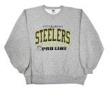 90's RUSSELL ラッセル　PRINT SWEAT ラバープリント　プリントスウェット HEATHER GREY　ヘザーグレー　sizeXXL　Made in USA　アメリカ製　【UESD 