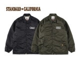 ��SALE 20%OFF�� STANDARD CALIFORNIA ����������ɥ���ե���˥���SD Logo Patch Coach Jacket������ �ѥå� ���������㥱�åȡ�2��(BLACK/OLIVE)