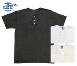 Good On グッドオン　S/S HENLEY TEE ショートスリーブ ヘンリー Tシャツ　ヘンリーネック　PIGMENT DYE ピグメントダイ　半袖
