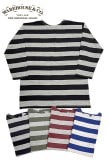 WAREHOUSE ウエアハウス　Lot 4051 3/4 2INCH BORDER TEE 7分袖 ボーダーTシャツ　2024SS