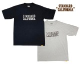 STANDARD CALIFORNIA スタンダードカリフォルニア　SD Tech Dry Logo T テック ドライ ロゴ Tシャツ　半袖　2色(Gray/Black)　2024SS