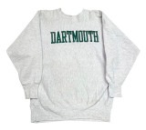 90's CHAMPION チャンピオン REVERSE WEAVE SWEAT　ひび割れプリント　DARTMOUTH　Heather Grey　size XX-LARGE　アメリカ製　リバースウィー
