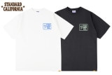 STANDARD CALIFORNIA スタンダードカリフォルニア　SD Heavyweight Poppy Logo T ヘビーウェイト ポピー ロゴ Tシャツ　2色(BLACK/WHITE)　半袖