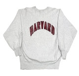 90's CHAMPION チャンピオン REVERSE WEAVE SWEAT　ラバープリント　HARVARD　HEATHER GREY　size XX-LARGE　アメリカ製　リバースウィーブ　ス