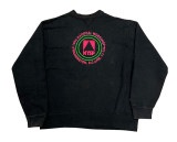 90's CHAMPION チャンピオン PRINT SWEAT　NYSP BLACK　size XX-LARGE　アメリカ製　スウェット【VINTAGE ヴィンテージ】【中古】