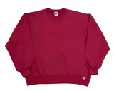 90's RUSSELL ラッセル　SWEAT スウェット BURGUNDY size:XXL　Made in USA　アメリカ製　【UESD ユーズド】【中古】