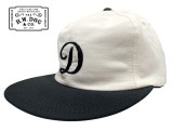 THE H.W.DOG & co. ドッグ　2TONE 90S CAP ツートーン ナインティース キャップ　ベースボールキャップ　帽子　NATURAL×BLACK　