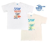 【SALE 30%OFF】 Good On グッドオン　STAY WEIRD SS TEE ステイ ウィアード ショートスリーブ Ｔシャツ　USAコットン　半袖　2色(W-WHITE/P-NATURA