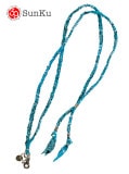 Sunku サンク　BANDANA MULTI SHOULDER STRAP バンダナ マルチ ショルダー ストラップ 　TURQUOISE ターコイズ　ネックストラップ　スマホショルダー