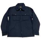 L.L.Bean　LLビーン　BEAN'S STAG JACKET　ウールジャケット　筆記体ロゴ　color:DARK NAVY size:S【OLD オールド】【中古】