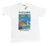 【DEADSTOCK】BANANA REPUBLIC バナナリパブリック　ゴーギャン　Tシャツ　color:WHITE size:XS アメリカ製【デッドストック】【VINTAGE ヴィンテージ】