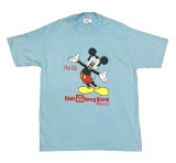 DEADSTOCKDisney WorldMickey Tġߥåcolor:BLUE size:LARGE ꥫڥǥåɥȥåۡVINTAGE ơۡŹ޻Բġ