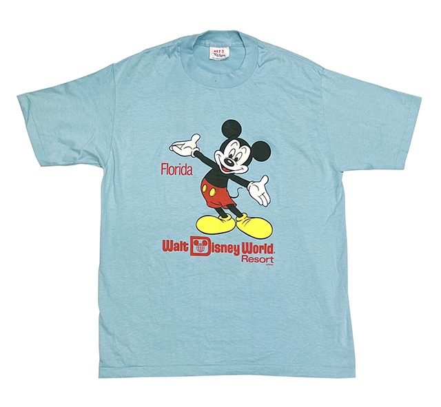 DEADSTOCK】Disney World Mickey Tシャツ ミッキー color:BLUE