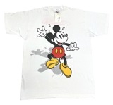 DEADSTOCKMickey mouse TġBIG PRINT ߥåޥcolor:WHITE ꥫڥǥåɥȥåۡVINTAGE ơۡŹ޻Բġ