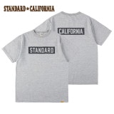 STANDARD CALIFORNIA スタンダードカリフォルニア　SD 88/12 Box Logo T ボックス ロゴ Ｔシャツ　半袖　GRAY グレー
