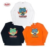 PORKCHOP GARAGE SUPPLY ポークチョップ ガレージサプライ　MASA SCULP L/S TEE A マサ スカルプ ロングスリーブ Tシャツ Aタイプ　長袖　3色(WHITE/B