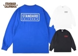 STANDARD CALIFORNIA スタンダードカリフォルニア　SD Heavyweight Box Logo Long Sleeve T ヘビーウエイト ボックス ロゴ ロングスリーブ Tシャツ