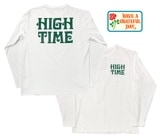 HAVE A GRATEFUL DAY ϥ  쥤ȥե ǥL/S T-SHIRTS -HIGH TIME 󥰥꡼ T -ϥ ࡡĹµTġWHITE ۥ磻ȡT2024FWGOWESTGOHEMP