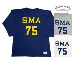 WAREHOUSE ウエアハウス　Lot 4063 SMA 75　7分袖 フットボールT 　3色（NAVY/杢GREY/OFF）　MADE IN JAPAN