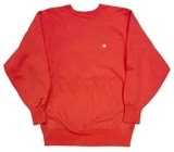 90's　Champion チャンピオン　REVERSE WEAVE CREW NECK SWEAT SHIRTS リバースウィーブ クルーネック スウェット シャツ　RED レッド　刺繍タグ　siz