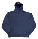 90's　RUSSELL ATHLETIC ラッセル アスレチック　PULL PARKA プルパーカー　NAVY ネイビー　size:XXL　Made in USA　アメリカ製　BIG SIZE　【V