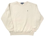 Polo by Ralph Lauren ポロ ラルフローレン　CREW NECK SWEAT クルーネック スウェット　col:BEIGE　size:XXL　BIG SIZE　【USED ユーズド】