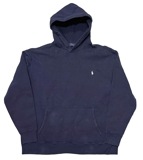 Polo by Ralph Lauren ポロ ラルフローレン　PULLOVER PARKA プルオーバー パーカー　col:NAVY　size:XXL　BIG SIZE　【USED ユーズド】【中古