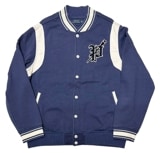 Polo by Ralph Lauren ポロ ラルフローレン　 スウェット スタジアム ジャケット　col:NAVY　size:XXL　スタジャン　BIG SIZE　【USED ユーズド】【中古】【