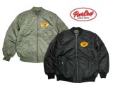 PORKCHOP GARAGE SUPPLY ݡå 졼 ץ饤FIRE UP MA-1 JACKETեåס2OLIVE/BLACK