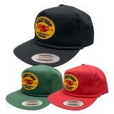 PORKCHOP GARAGE SUPPLY ポークチョップ ガレージ サプライ　FIRE UP WAPPEN CAP　ファイヤーアップワッペン キャップ　色(BLACK/RED/GREEN)