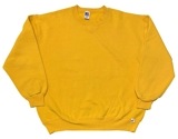 90s　RUSSELL ATHLETIC ラッセル アスレチック　CREW NECK SWEAT クルーネック スウェット　無地　col:YELLOW　size:XXL　Made in USA　アメリ