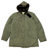 L.L.BEAN エルエルビーン　B-9 type JACKET B-9タイプ ジャケット　Men's メンズ　col:OLIVE　size:40　中綿ジャケット　セーラーカラーフード　【USED ユ