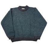 L.L. Bean 륨ӡBirds Eye Crew Neck Sweater С 롼ͥå col.GRAYPURPLEGREENsize:ɽʤ(XL)Υ륦BIG SIZE OLD ɡۡšۡŹ޻Բġ