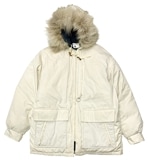 Woolrich ウールリッチ　DOWN JACKET COAT ダウン ジャケット コート　グースダウン　color.WHITE　size :L 【OLD オールド】【中古】