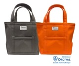ORCIVAL オーシバル　OR-H0285　キャンバストートバッグ　オーチバル　2色（CHARCOAL/CARROT ORANGE）フランス製