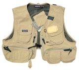 【DEADSTOCK】 1999年　patagonia パタゴニア　Rein Vest リインベスト　フィッシングベスト　col.TAN　size:L 　【デッドストック】【中古】