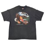 00s　Harley-Davidson ハーレーダビッドソン　SHORT SLEEVE T-SHIRTS ショートスリーブ Tシャツ　col:BLACK　size:XXL　COTTON100%　Mad