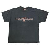 00s　Harley-Davidson ハーレーダビッドソン　SHORT SLEEVE T-SHIRTS ショートスリーブ Tシャツ　col:BLACK　size:2XL　COTTON100%　Mad