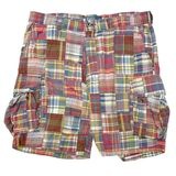 Polo by Ralph Lauren ポロ ラルフローレン　MADRAS CHECK CARGO SHORTS マドラスチェック カーゴショーツ　col.PINK系　size:W38　COTTON
