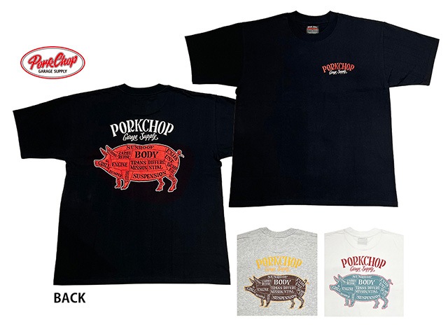 PORKCHOP GARAGE SUPPLY ポークチョップ ガレージサプライ PORK BACK