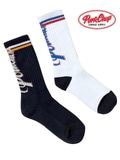PORKCHOP GARAGE SUPPLY ݡå 졼ץ饤CRS LOGO SOX å饤󥽥å2(WHITE/BLACK)2025SS