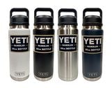 YETI �����ƥ���RAMBLER 26oz BOTTLE CHUG  ���֥顼 �ܥȥ� ���㥰 ��4����WHITE/BLACK/NAVY/STAINLESS STEEL�ˡ�769ml���������ޥ�������֥顼�����ƥ�쥹 �ݲ�����