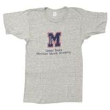 80s　Champion チャンピオン　S/S T-SHIRTS ショートスリーブ Tシャツ　88/12生地　col.HEATHER GRAY　size:MEDIUM　染み込みプリント　トリコタグ　M